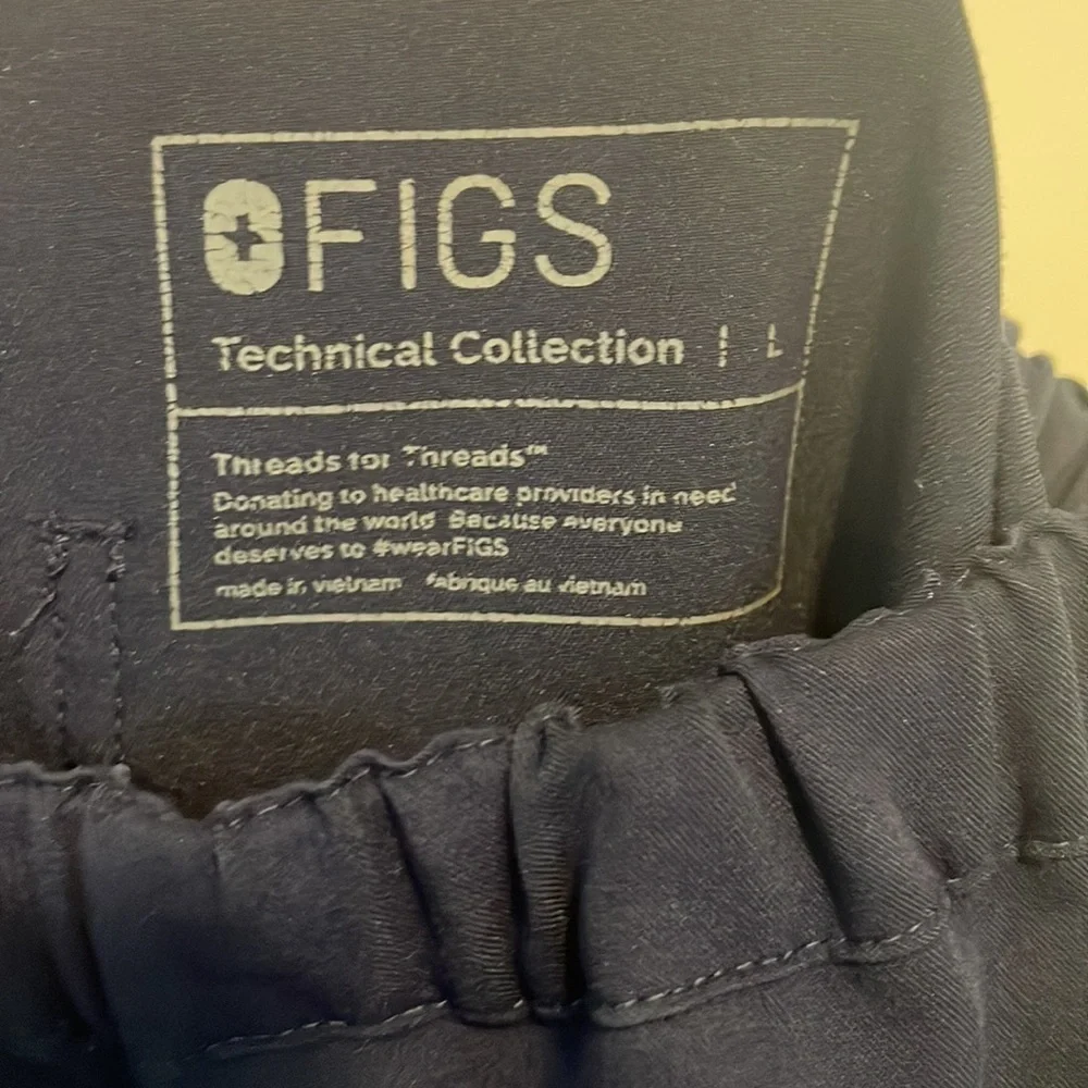 Figs Pisco technical collection Scrubs‎ Pants size large navy